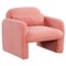 Modern Accent Chair with Waist Pillow and Armrests for Living Room Bedroom